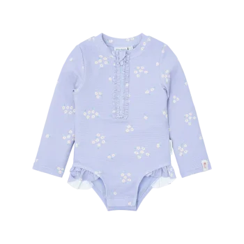 Детски Цял Бански Костюм с Дълъг Ръкав Dreamy Lavender