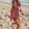 Детски Цял Бански Костюм с Дълъг Ръкав Dreamy Pink