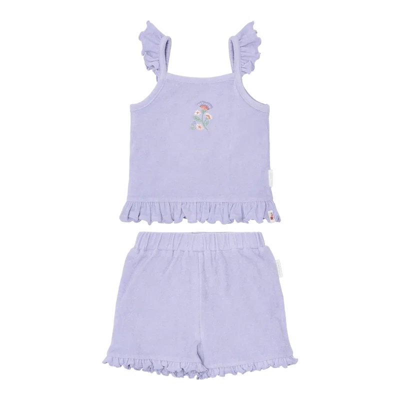 Детски Хавлиен Сет за Плаж Dreamy Purple
