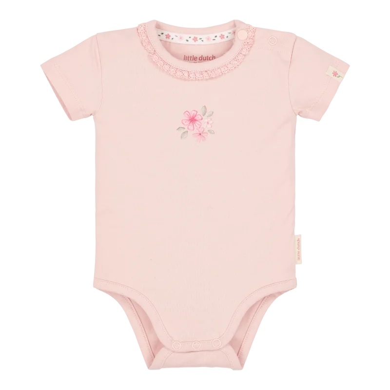 Бебешко Боди с Къс Ръкав Pink Blossom