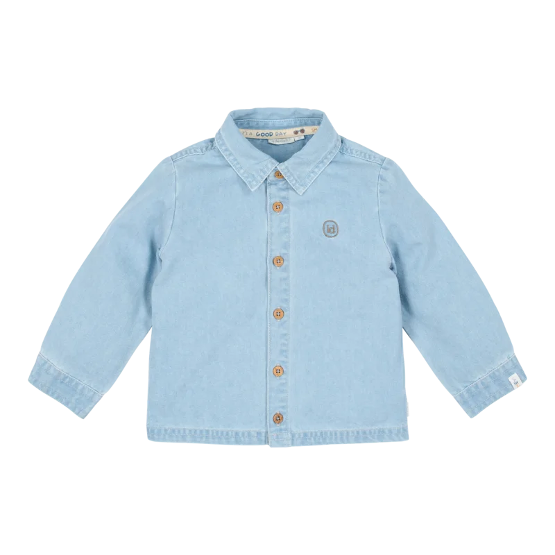 Детска Риза с Дълъг Ръкав Denim