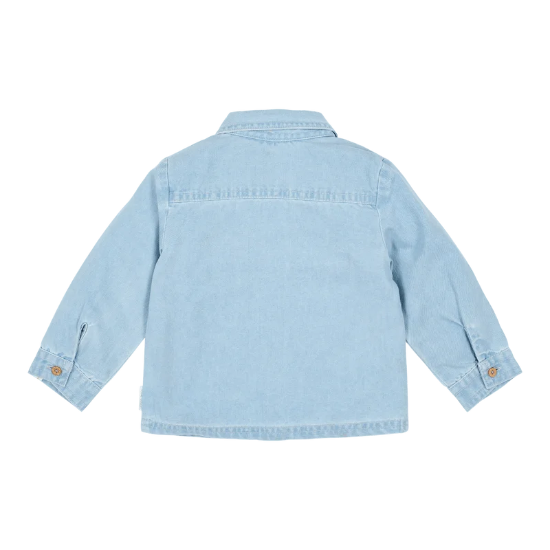 Детска Риза с Дълъг Ръкав Denim