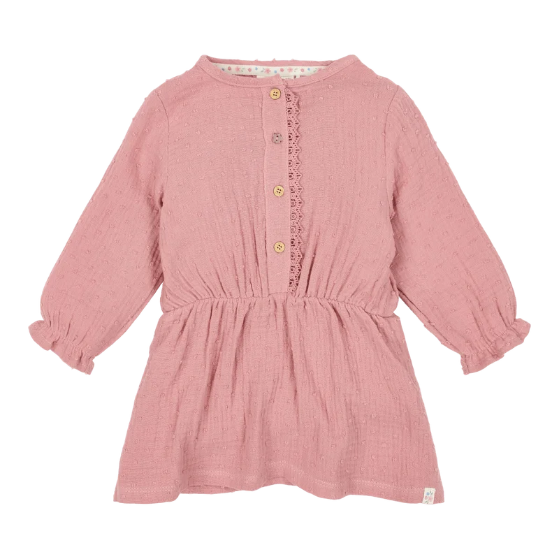 Детска Рокля с Дълъг Ръкав Pink Blush