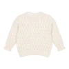 Детска Плетена Жилетка с Къдрички Creme