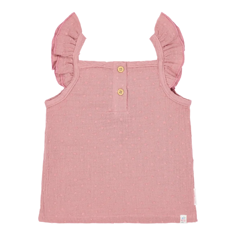 Детски Топ с Къдрички Pink Blush