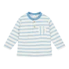 Детска Тениска с Дълъг Ръкав и Джобче Steel Blue Stripe