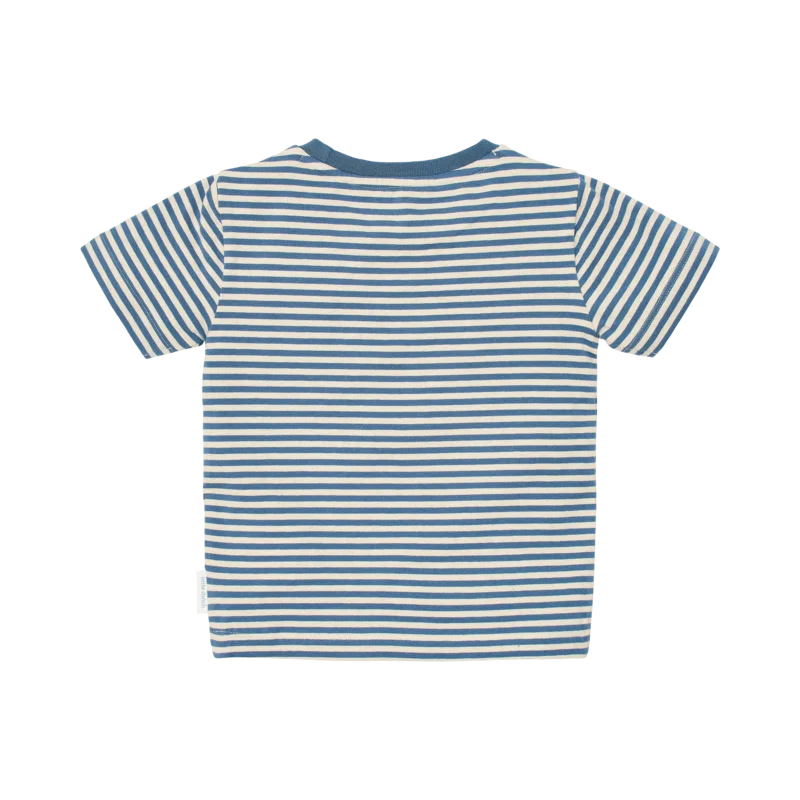 Детска Тениска с Къс Ръкав и Джобче Indigo Sand Stripe