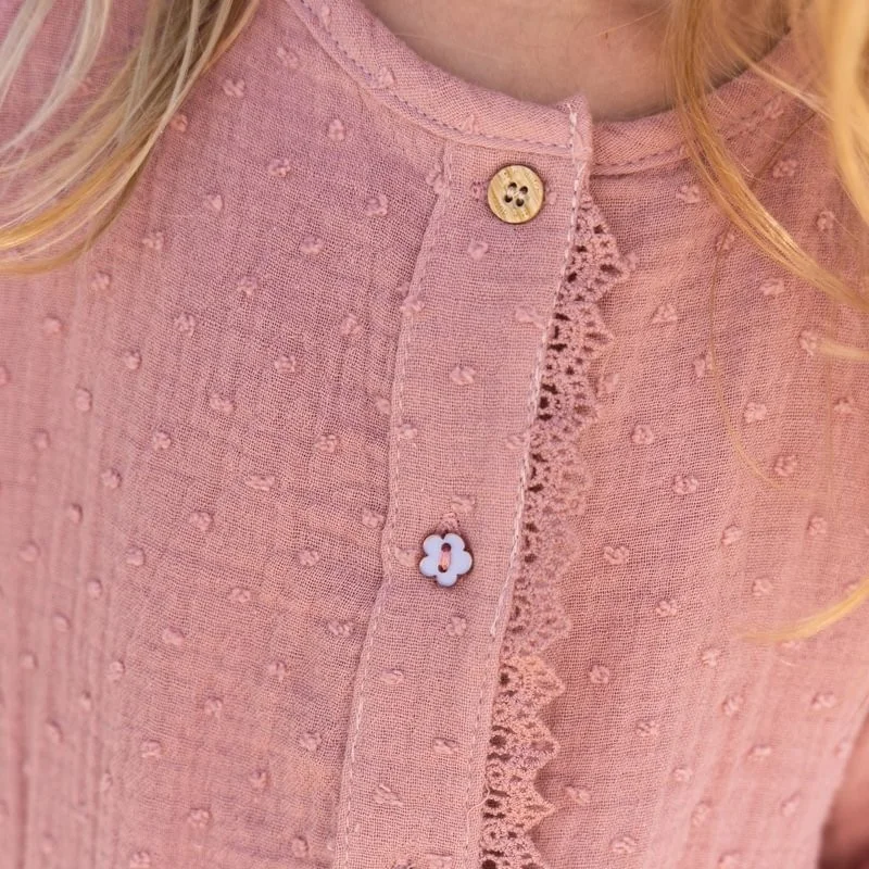 Детска Рокля с Дълъг Ръкав Pink Blush