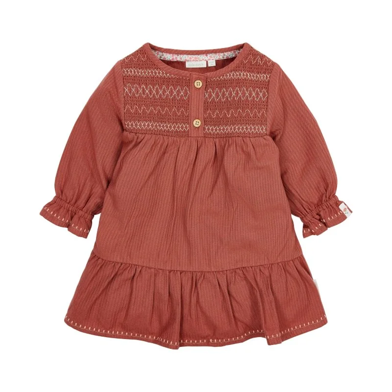 Рокля с Дълъг Ръкав Safari Deep Berry