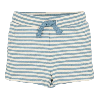 Бебешки Къс Панталон Stone Blue Stripe