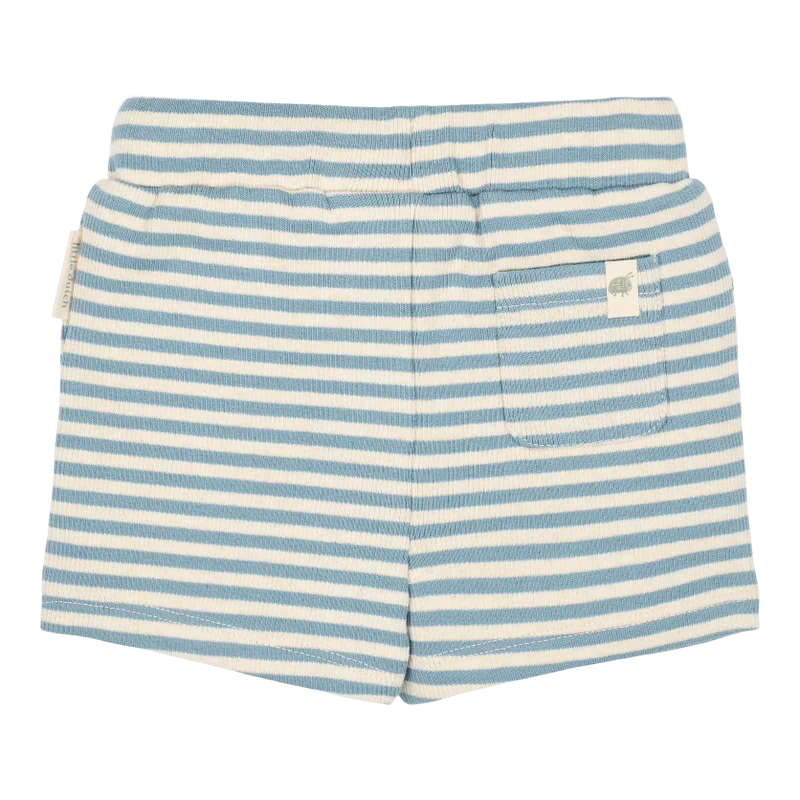 Бебешки Къс Панталон Stone Blue Stripe