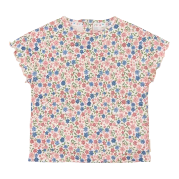 Детска Тениска с Къс Ръкав и Къдрички Meadow Flowers