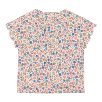 Детска Тениска с Къс Ръкав и Къдрички Meadow Flowers