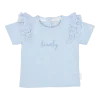 Детска Тениска с Къс Ръкав и Къдрички Sky Blue
