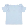 Детска Тениска с Къс Ръкав и Къдрички Sky Blue