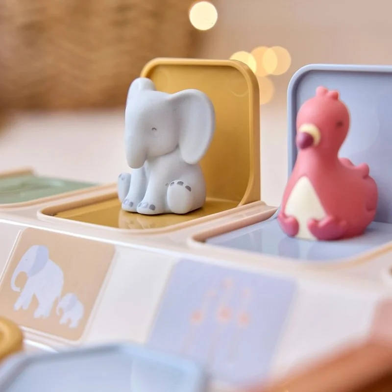 Занимателна Бебешка Играчка Pop-up Animals Safari