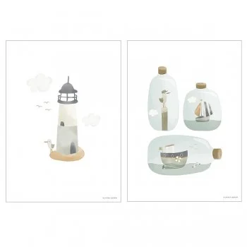 Плакат Sailors Bay White