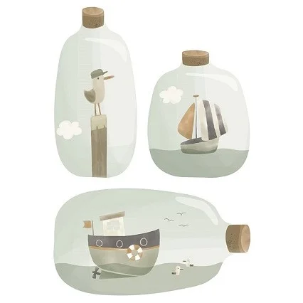 Плакат Sailors Bay White
