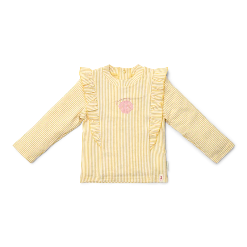 Бебешки Бански, Тениска с Дълъг Ръкав Ocean Treasures Yellow