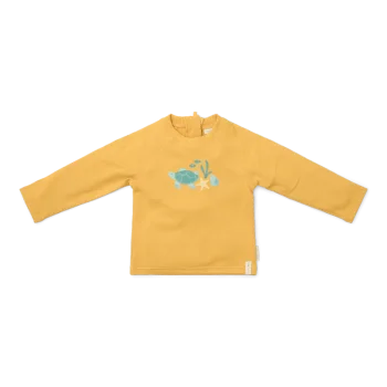 Бебешки Бански, Тениска с Дълъг Ръкав Seashells Sunny Yellow