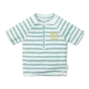 Бебешки Бански, Тениска с Къс Ръкав Stripes Surf Blue