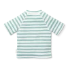 Бебешки Бански, Тениска с Къс Ръкав Stripes Surf Blue