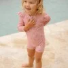 Бебешки Цял Бански Костюм с Дълъг Ръкав Ocean Treasures Multi Colour