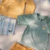 Бебешки Бански, Тениска с Дълъг Ръкав Seashells Sunny Yellow