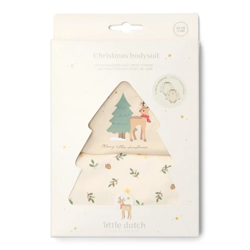 Сет от 2бр. Боди с Дълъг Ръкав Little Christmas