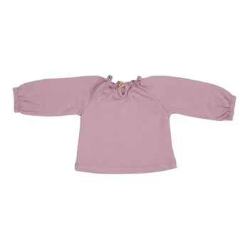 Бродирана Блуза с Дълъг Ръкав Mauve