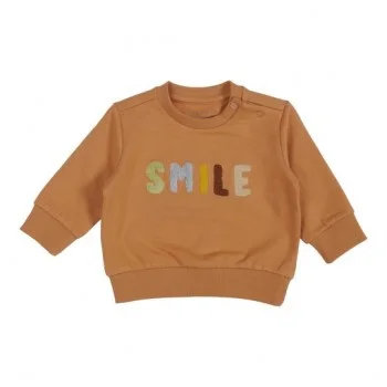 Суитшърт Smile Almond