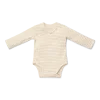 Боди с Дълъг Ръкав, Тип „Прегърни ме“ Soft Beige Stripe