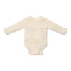 Боди с Дълъг Ръкав, Тип „Прегърни ме“ Soft Beige Stripe