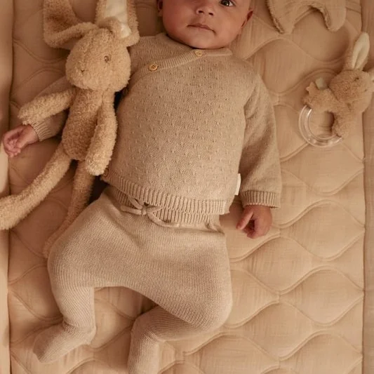Плетена Жилетка, Тип „Прегърни ме“ Soft Beige Melee