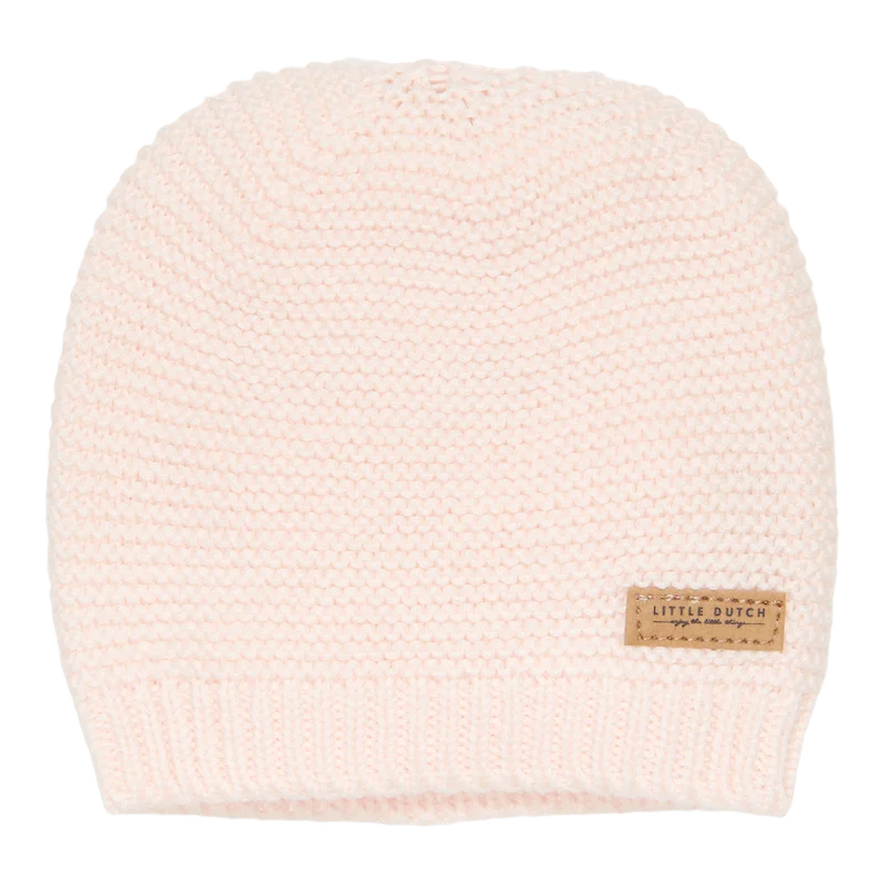 Бебешка Плетена Шапка Pink 2