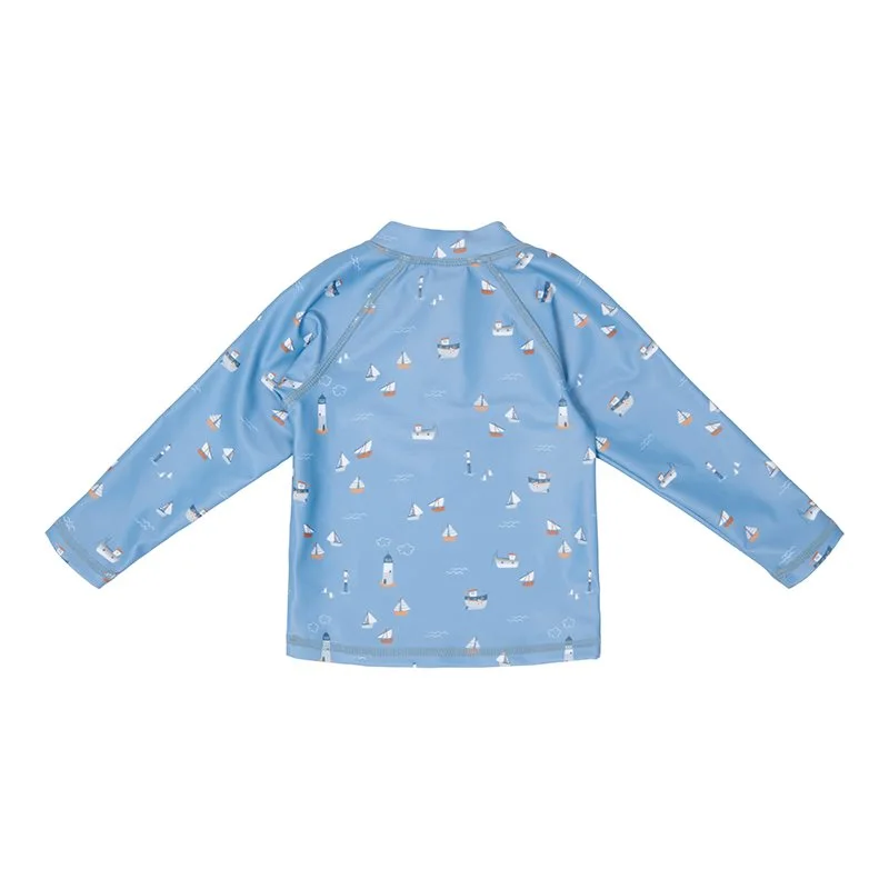 Бебешки Бански, Тениска с Дълъг Ръкав Sailors Bay Dark Blue - 62/68