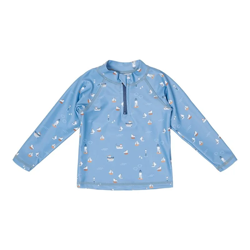 Бебешки Бански, Тениска с Дълъг Ръкав Sailors Bay Dark Blue - 62/68