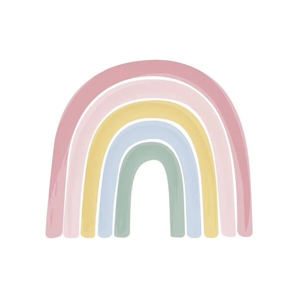 Тапет за Детска Стая Rainbow Pink