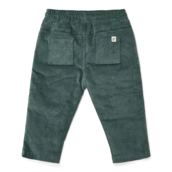 Детски Велурен Панталон Balsam Green