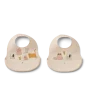 2 бр. Силиконови Лигавници LIEWOOD Cats and Dogs / Sandy