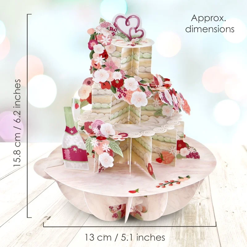 Картичка POP UP Pirouettes Cut the Cake