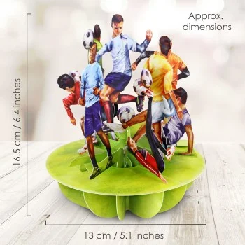 Картичка POP UP Pirouettes Soccer