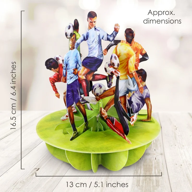 Картичка POP UP Pirouettes Soccer