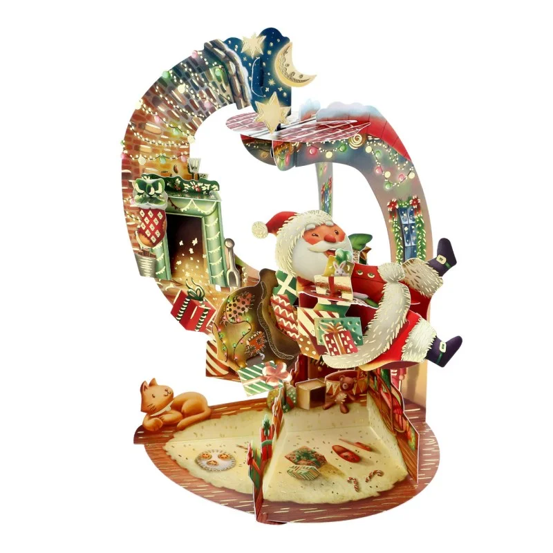 Картичка POP UP Pendulum Hurry Down The Chimney