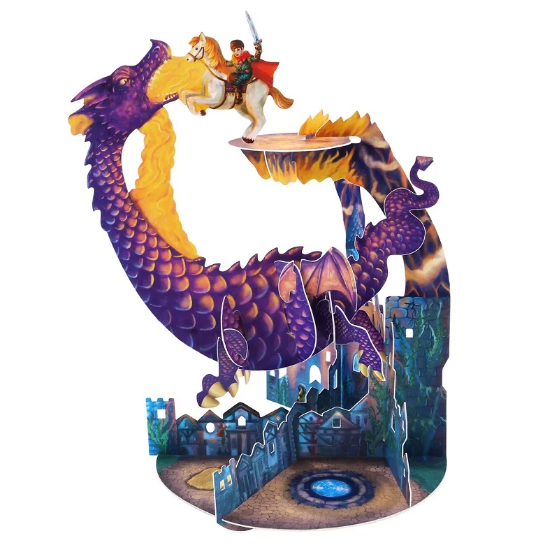 Картичка POP UP Pendulum - Dragon And Knight        