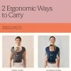 Ергономична раница Ergobaby Embrace Soft Air Mesh Blue до 11 кг.
