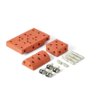 Голям Конструктор за Игра MODU - Curiosity set - Burnt Orange / Dusty Green