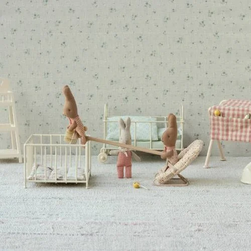 Зайче - Red check,  Maileg