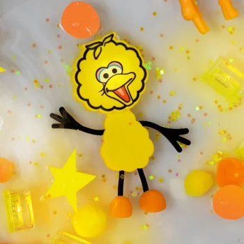 Герой BIG BIRD + 2 Светещи Кубчета Glo Pals
