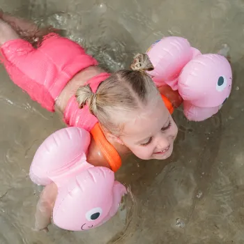 Детски Плувки за Ръце SunnyLife Poppy the Peach Pink